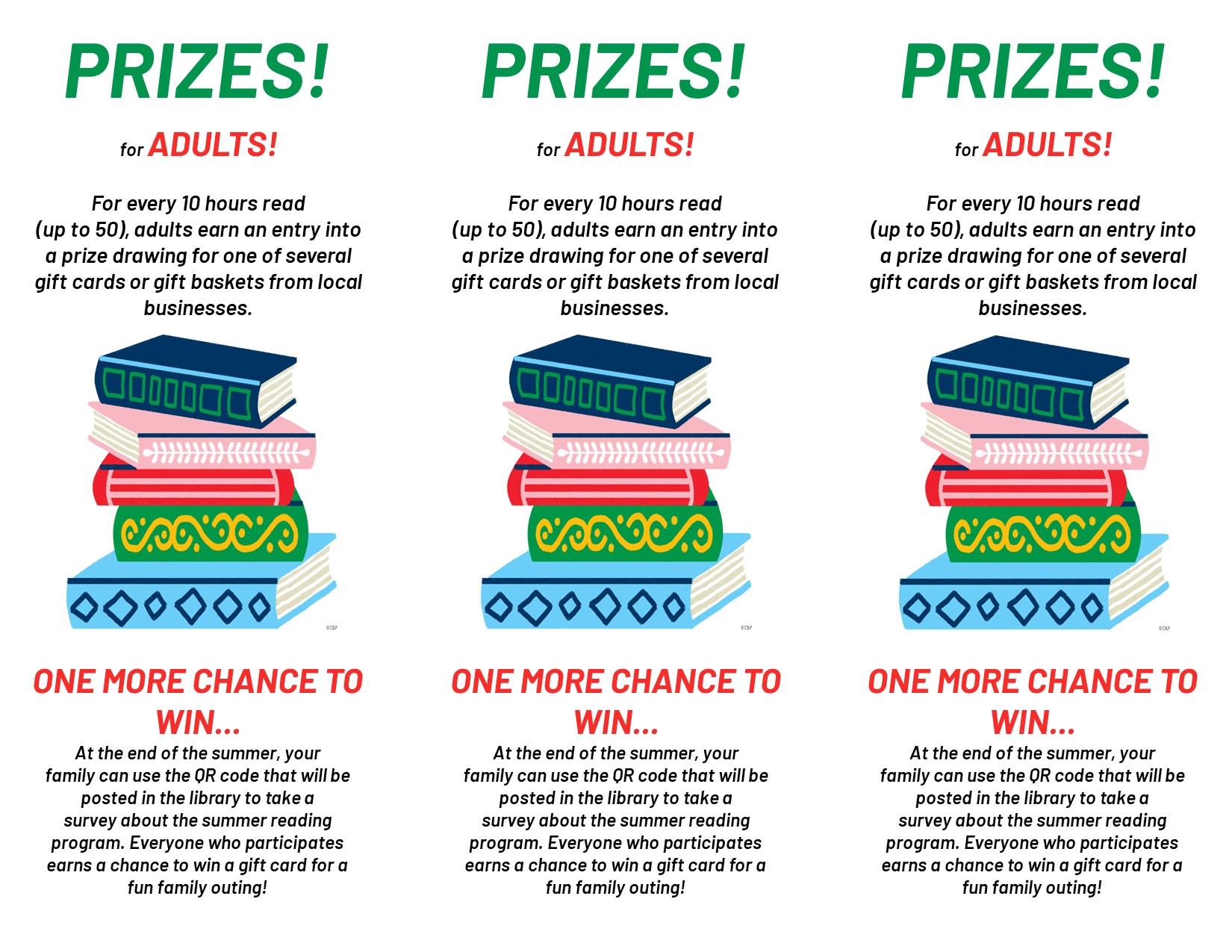 Summer Reading Prizes 2/2
